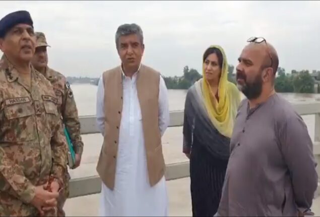 KP authorities review flood situation in Charsadda
