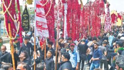 Muharram 9 procession taken out with utmost Security