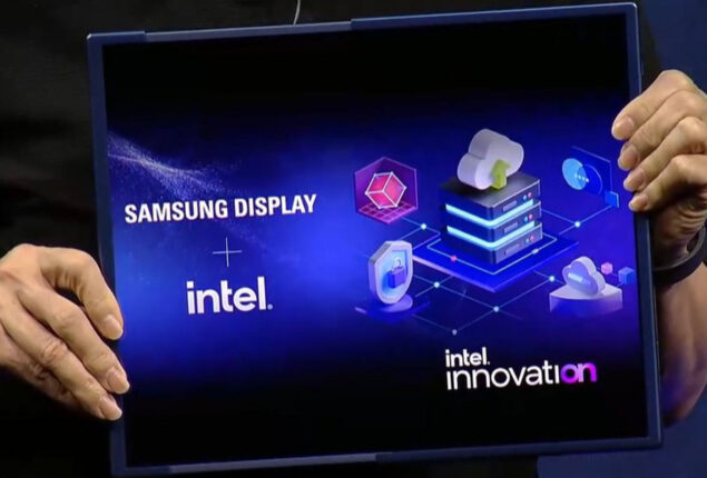 Samsung and Intel are developing sliding PCs