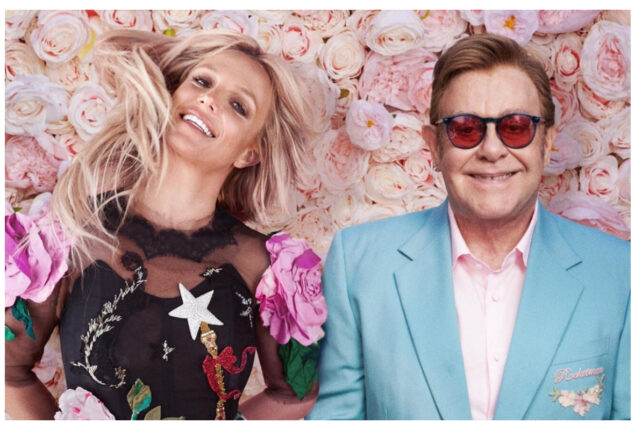 Britney Spears nervousness prior to recording song disturbed Elton John