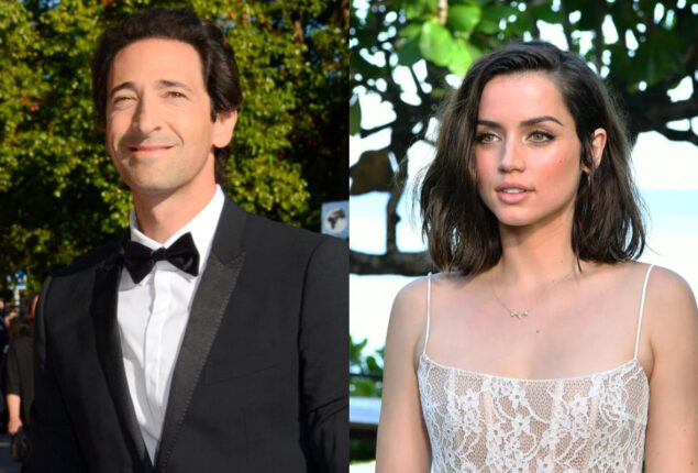 Ana de Armas got emotional after Adrien Brody lauded her portrayal of Marilyn Monroe