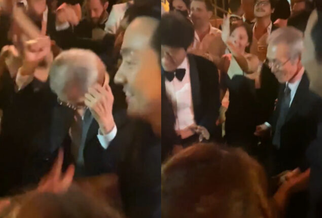 Oh Young-Soo from Squid Game exciting dance at Emmy afterparty