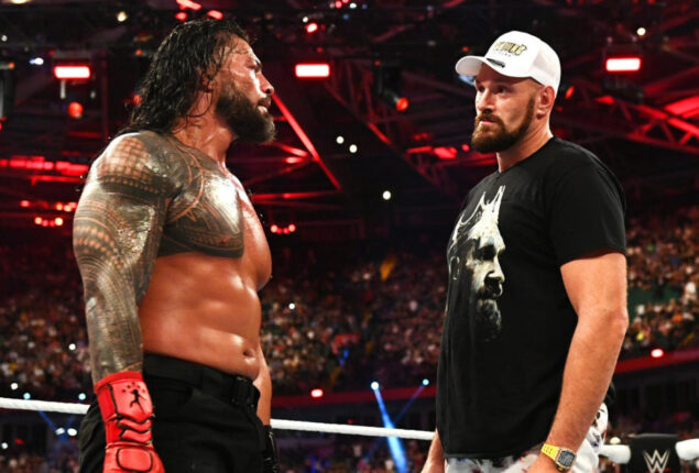 Tyson Fury, Roman Reigns will face off in WWE fight