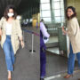 Deepika Padukone wows in coat and denim jeans at Mumbai airport
