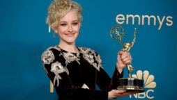 Julia Garner expressed gratitude on her third win at the Emmy Awards 2022
