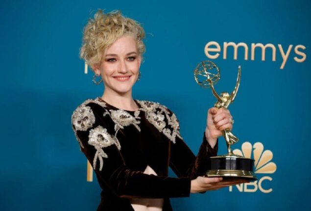 Julia Garner expressed gratitude on her third win at the Emmy Awards 2022