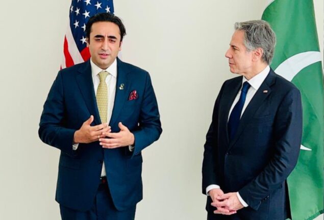 FM Bilawal holds high-level talks with Blinken in Washington