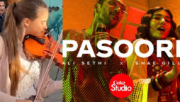 Violinist plays Pasoori