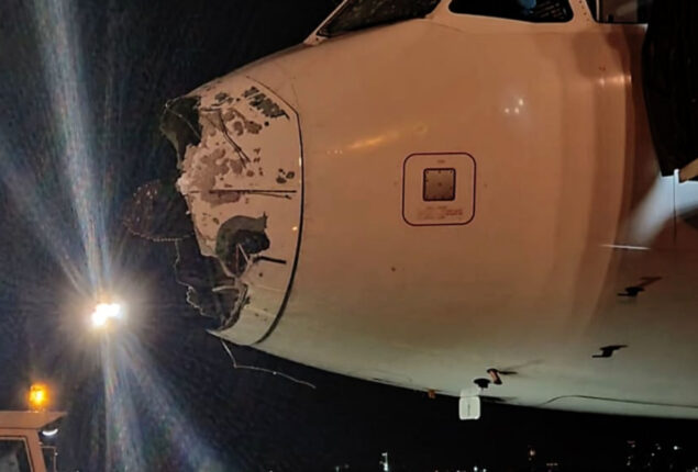 LATAM Airlines makes emergency landing at Silvio Pettirossi International Airport after severe damage