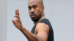 Kanye West shocked fans with his outfit at Paris Fashion Week