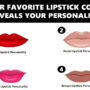 Your Favorite Lipstick Color Reveals Your True Personality