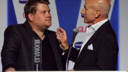 James Corden Sir Patrick Stewart