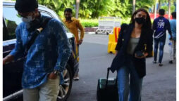 Rumoured couple: Aditi Rao, Siddharth at Chennai airport