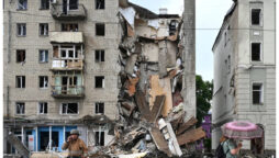 Russian rockets targets school in Zaporizhzhia