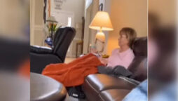 Grandma takes notes while watching Marvel movies for special reason