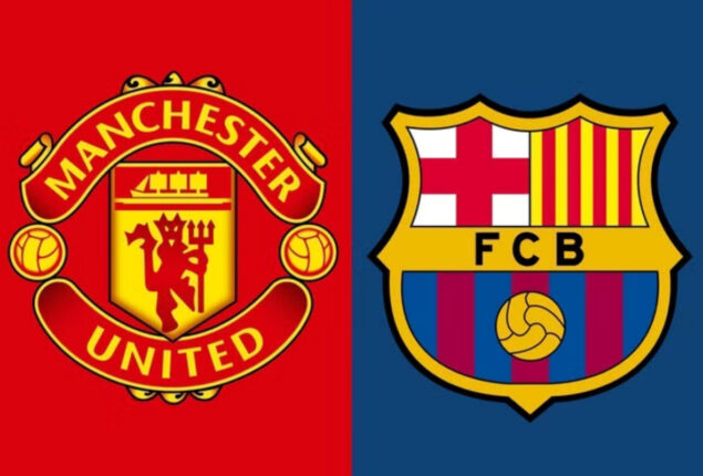 Man Utd and Barcelona are tied in the Europa League semifinal game