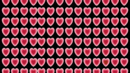 Optical Illusion: Find the different heart in 20 seconds