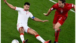 Tunisia holds Denmark