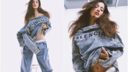 Shanaya Kapoor’s Balenciaga outfit denim-on-denim look 