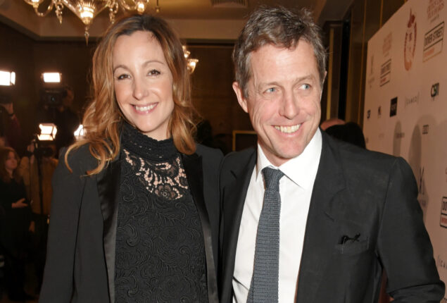 Hugh Grant watched “Love Actually” with his wife and took note of its elements of “pain”