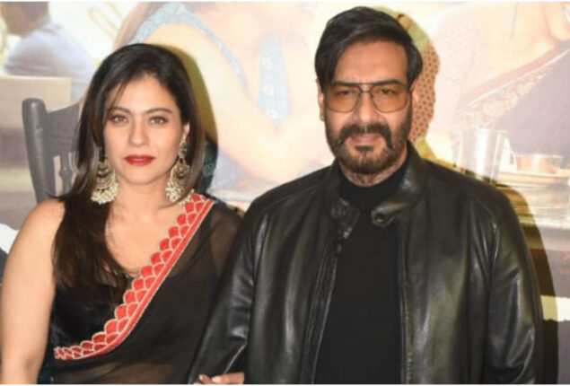 Ajay Devgn and Kajol enchant in black at Drishyam 2 premiere