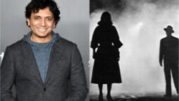 Night Shyamalan discloses “Old Film Noir” poster knock at the cabin