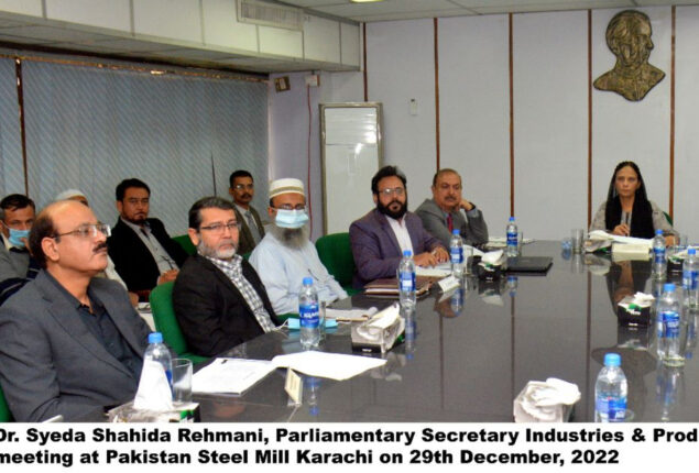 Federal Parliamentary Secretary visits Pakistan Steel Mill