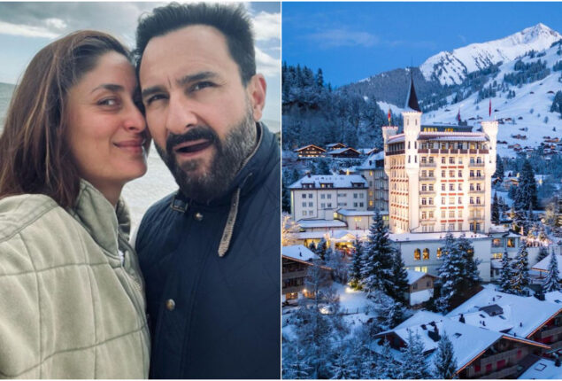 Kareena Kapoor, Saif Ali Khan reach Switzerland for new year celebration, see photo