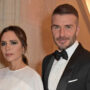 Victoria and David Beckham compete while decorating gingerbread houses