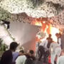 Massive fire breaks out during a wedding ceremony in Gujranwala