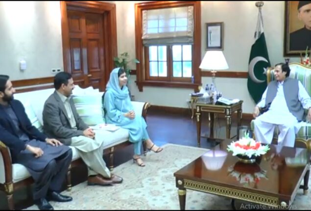 Malala discusses educational projects with CM Punjab