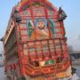 Pakistan truck driver displays picture of Saudi Crown Prince