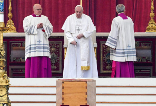 Pope Francis leads funeral for predecessor Benedict XVI