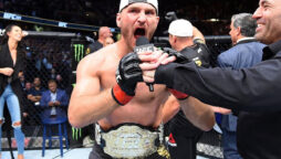 Stipe challenged winner of title match between ‘Jon Jones and Ciryl Gane’