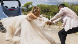 “Shotgun Wedding” talks about making Jennifer Lopez’s dress for action film