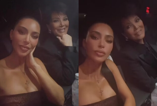 Kim Kardashian performs Janet Jackson’s “Favorite Song” for Kris Jenner’s “Date Night”