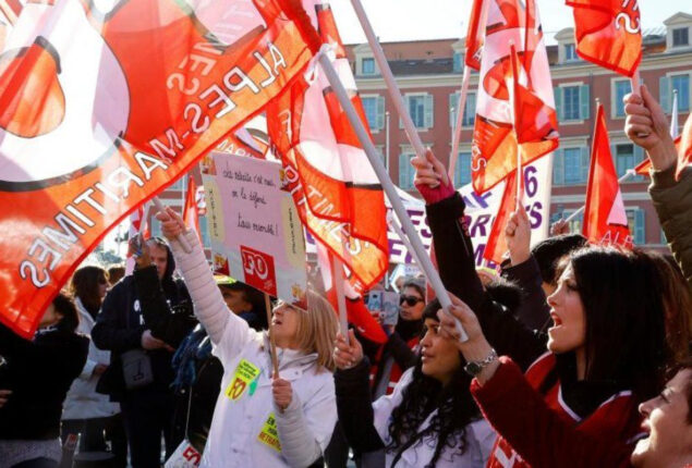 Protests intensify against pension age rise in France
