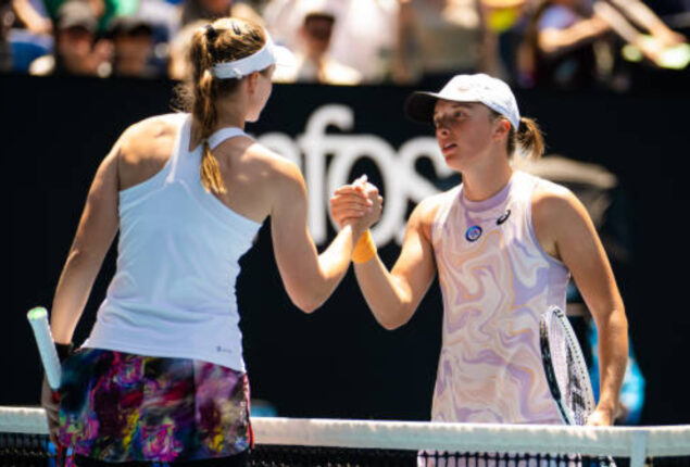Elena Rybakina stuns top seed Iga Swiatek at Australian Open