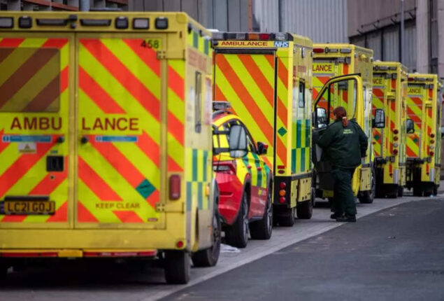 Strike by ambulance workers in England and Wales