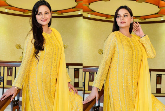 Juvaria Abbasi looks ravishing in yellow