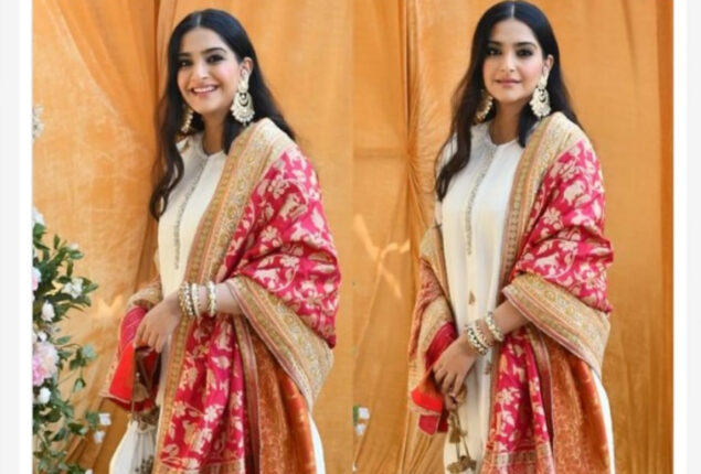 Sonam Kapoor looks stunning at Swara Bhasker-Fahad Ahmad engagement