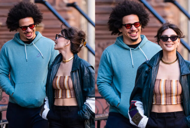 Eric André visits Emily Ratajkowski’s place before their lunch date