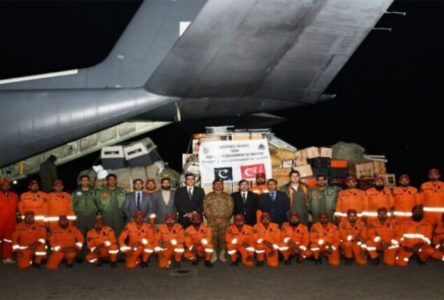 Pakistan Army troops depart for quake-hit Turkiye