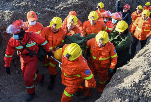 China coal mine collapsed kills at least two