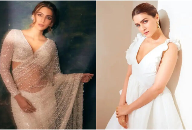 Kriti Sanon looks stylish in her new white outfit