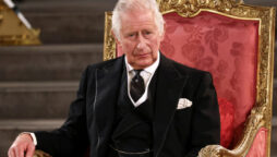 King Charles faces many protestors at Milton Keynes visit