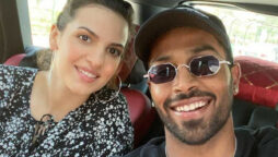 Natasa Stankovic and Hardik Pandya