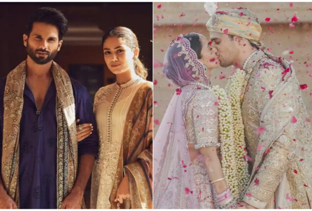 Shahid Kapoor & Mira Rajput dropped pictures of their look from Sid-Kiara’s wedding