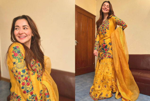 Hania Aamir looks ravishing in yellow