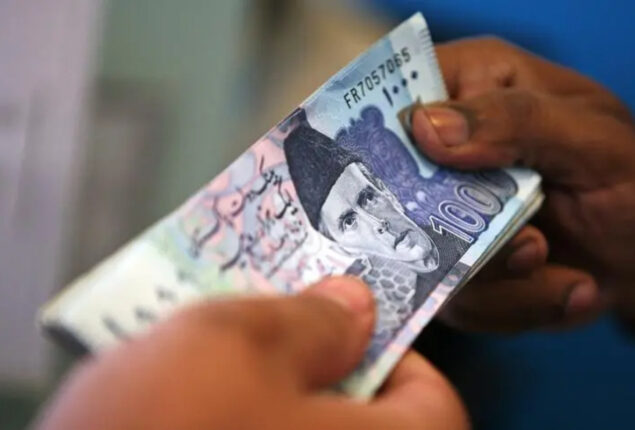 Rupee eases against dollar on shrinking forex reserves